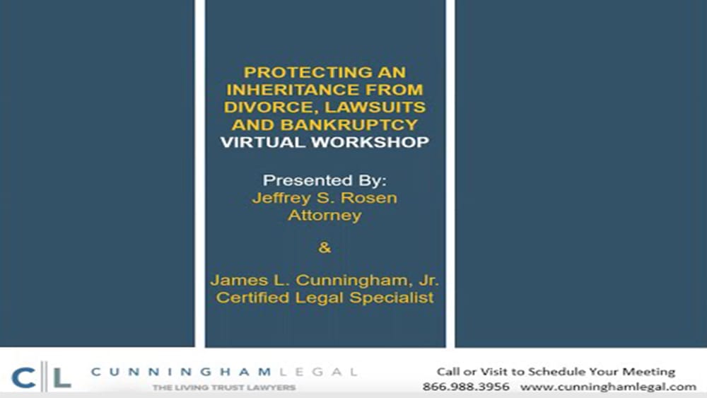 Protecting an Inheritance- Virtual Workshop