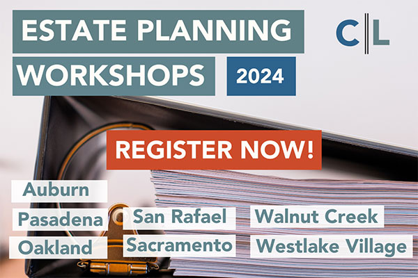 2024 Estate Planning Workshops